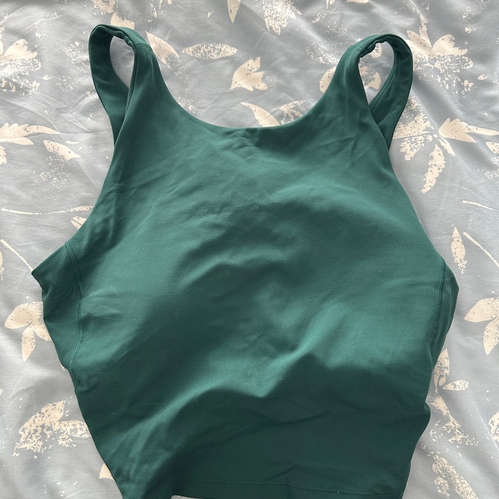 Lululemon Align High Neck Tank, Size 12, Storm Teal.